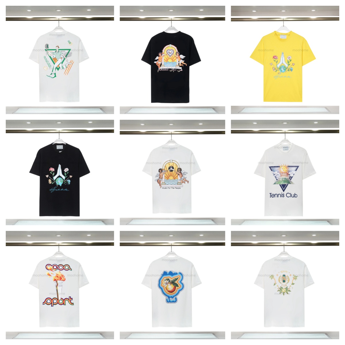 designer t shirt man shirt Print T womens shirt mens t shirt Cross classic shirts clothing summer Loose Fit Unisex Cotton mens clothe