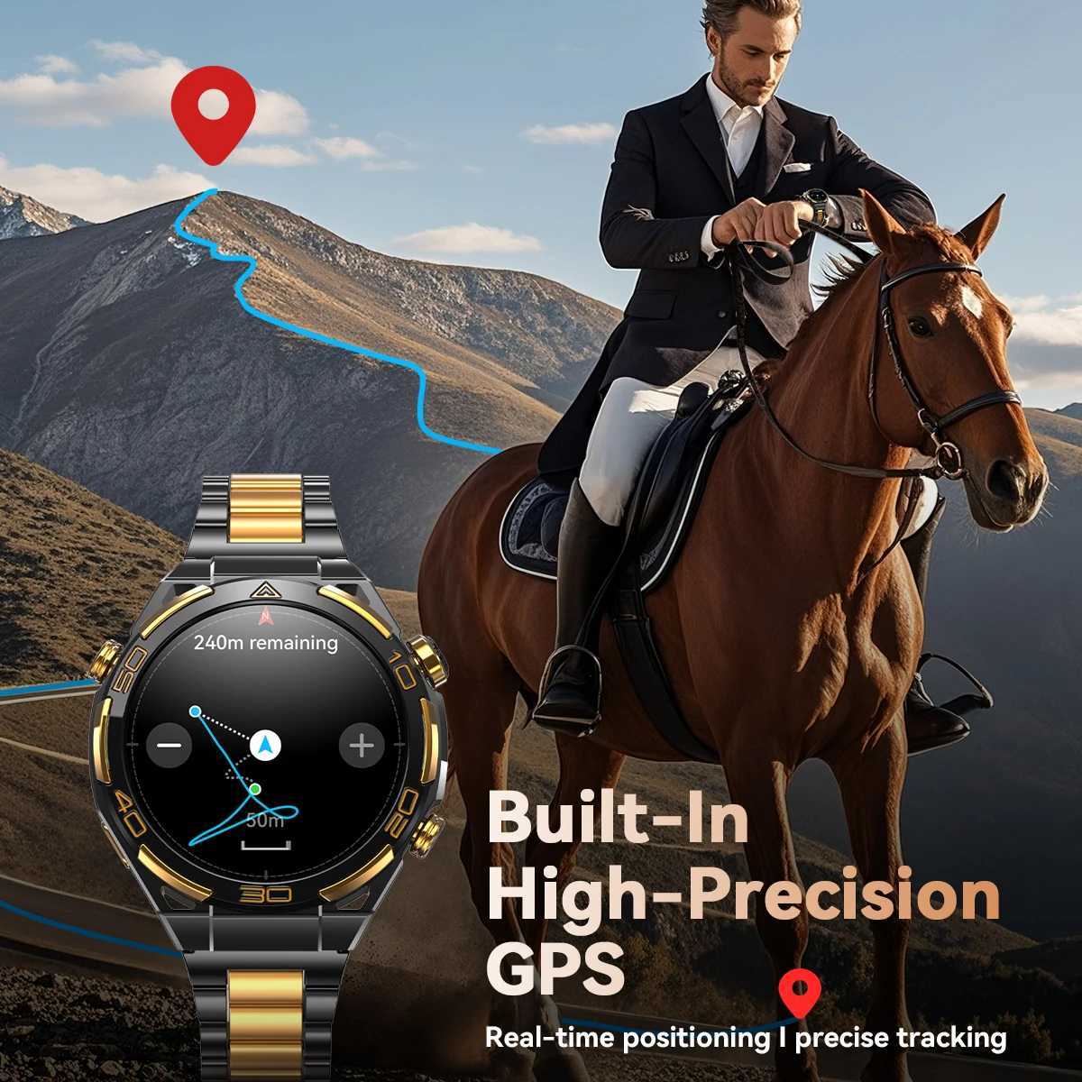 Blackview W90 Pro Outdoor Smart Watches with GPS 143 AMOLED Display 900mAh/ 20Days Standby Waterproof Sport Watch for MenM251117