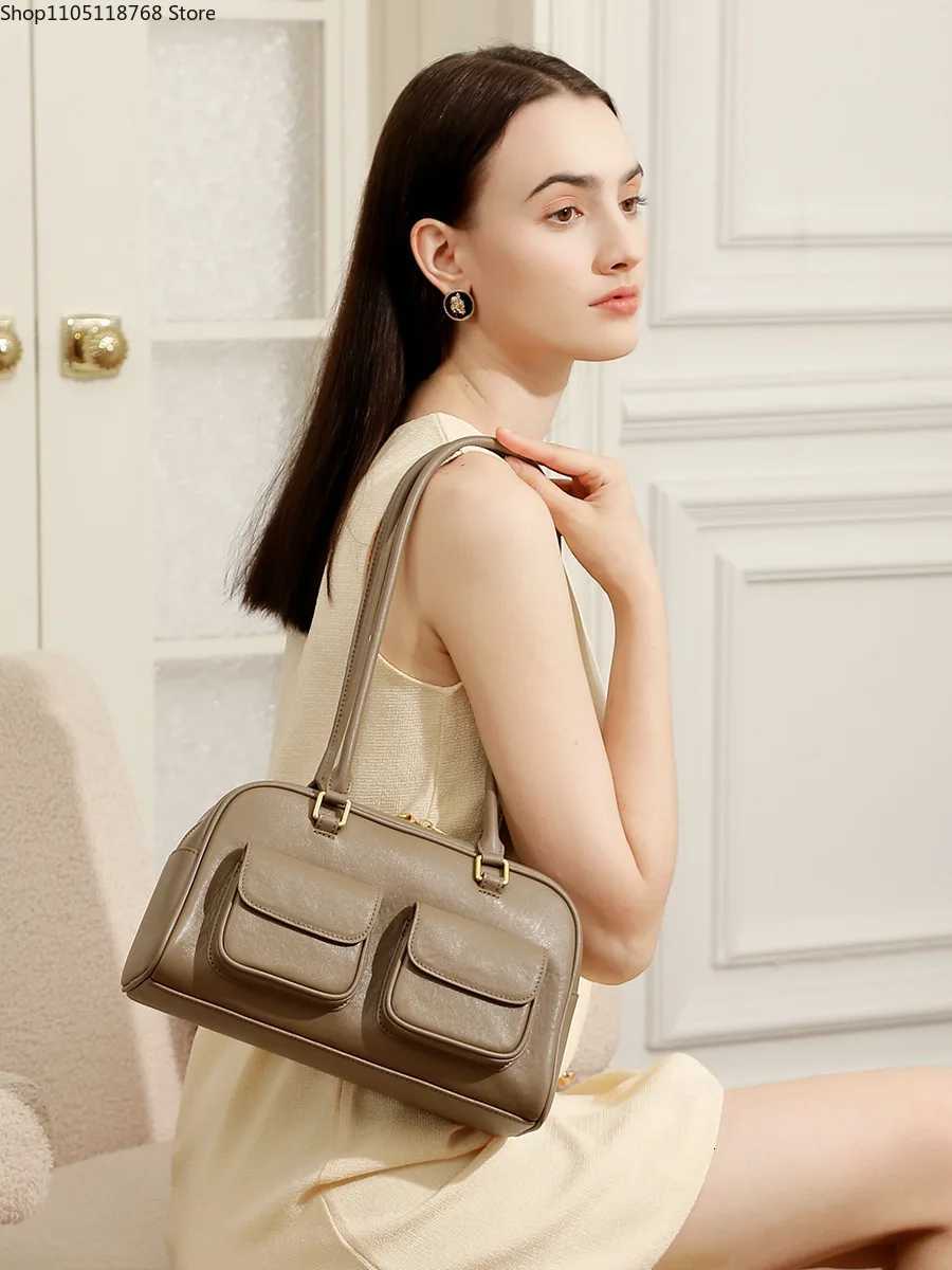 Luxury Handbags Female Underarm Bag New Fashion Genuine Cowhide Leather Shoulder BagW251115