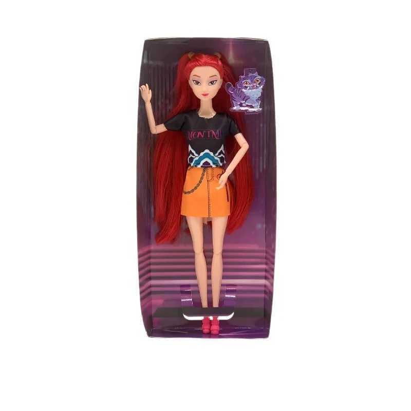 30cm K-Pop Demon Hunters Anime Kpop Girl Group Rumi Zoey Mira Action Figures Vinyl Figurines Model Dolls Girls Xmas Gift C251117