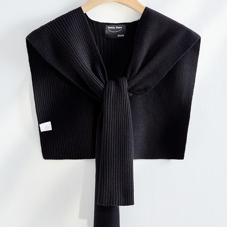 K422 Solid color air conditioning shawl office 2024 new spring and autumn women's shoulder and neck warm shoulder knitted small waistcoat outer w