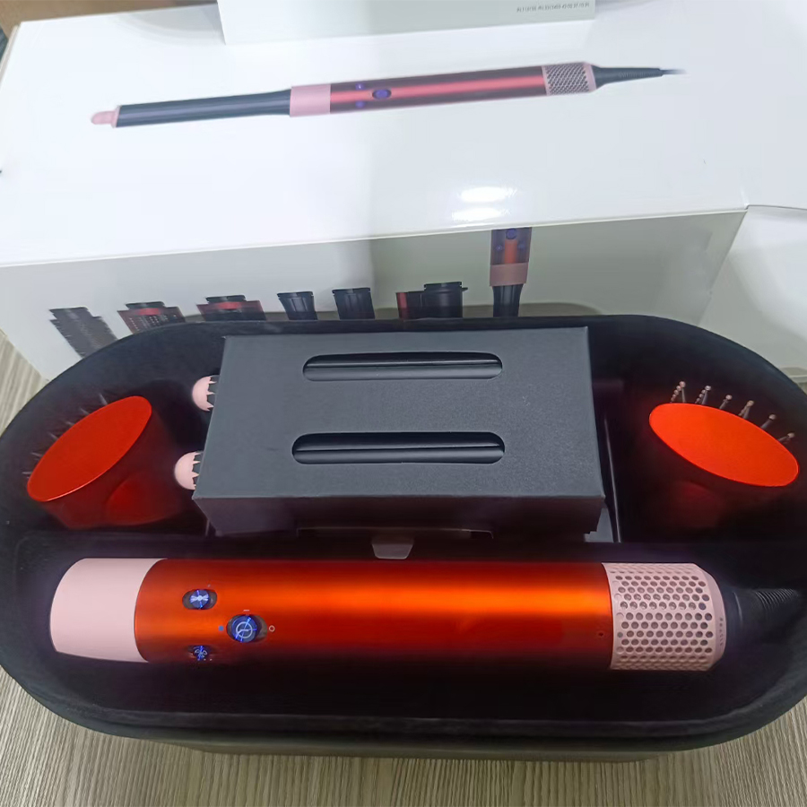 Designer Multi Function Electric Curler Professional Air Wrap Women Adjustable Temperature Tool Hair Curlers With Gift Box Negative Ion 7-In-1 Set