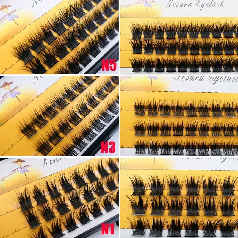 1 Box of 36 Clusters Segmented False Eyelashes Volume C 3D Eyelashes Natural Eyelash Extensions Makeup Eyelash ToolT251117