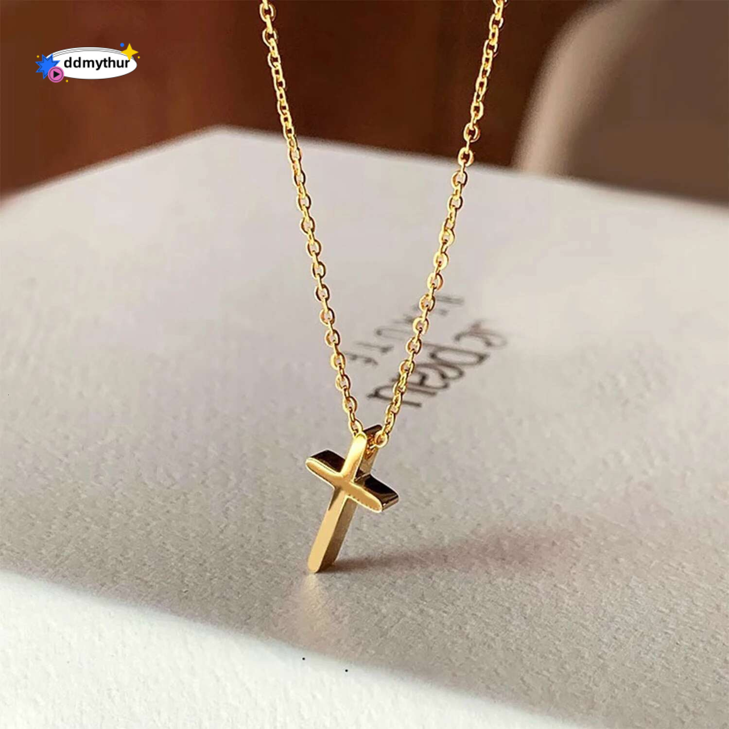 Personality Crosses Necklace Chain On The Neck Stainless Steel Necklaces For Men Women Accessories Fashion Jewelry ddmythur