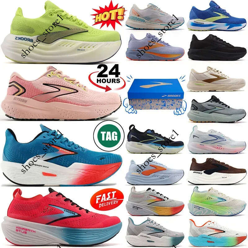 Brooks brookshoes Running Shoes Designer Outdoor Sneakers men women Adrenaline GTS 23 24 Hyperion Elite 4 Max Ghost 17 Glycerin 21 22 Mens Trainers Tennis s1