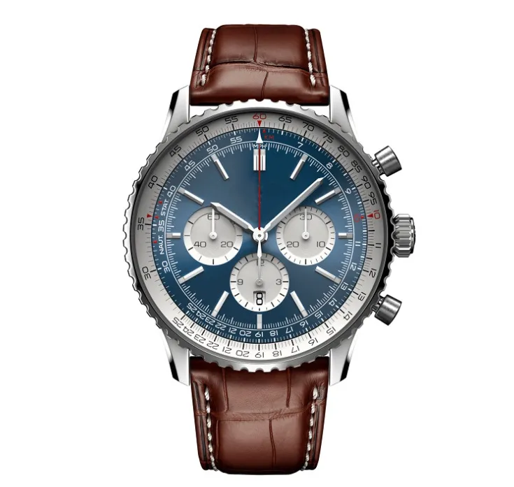 Original Brand Men Watches Classic Multifunction Stainless Steel Automatic Date Watch Business Chronograph Quartz Clock