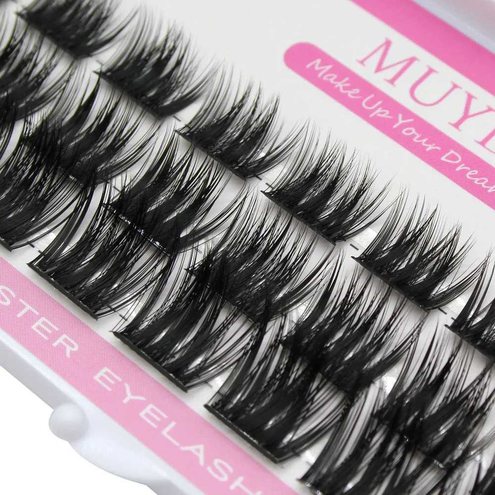 High quality personal eyelashes loose segmented extension false eyelashes mink fluffy soft false eyelashes DIYT251117