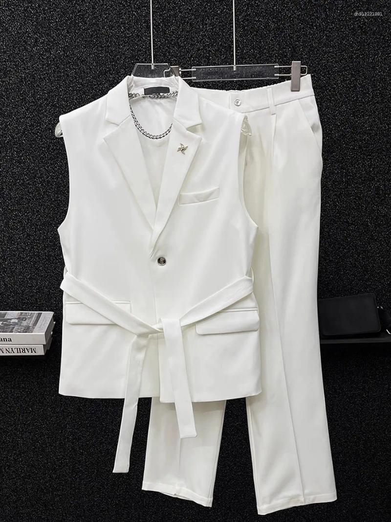 Men's Tracksuits A0374 Fashion Sets 2025 Runway Luxury European Design Party Style Clothing