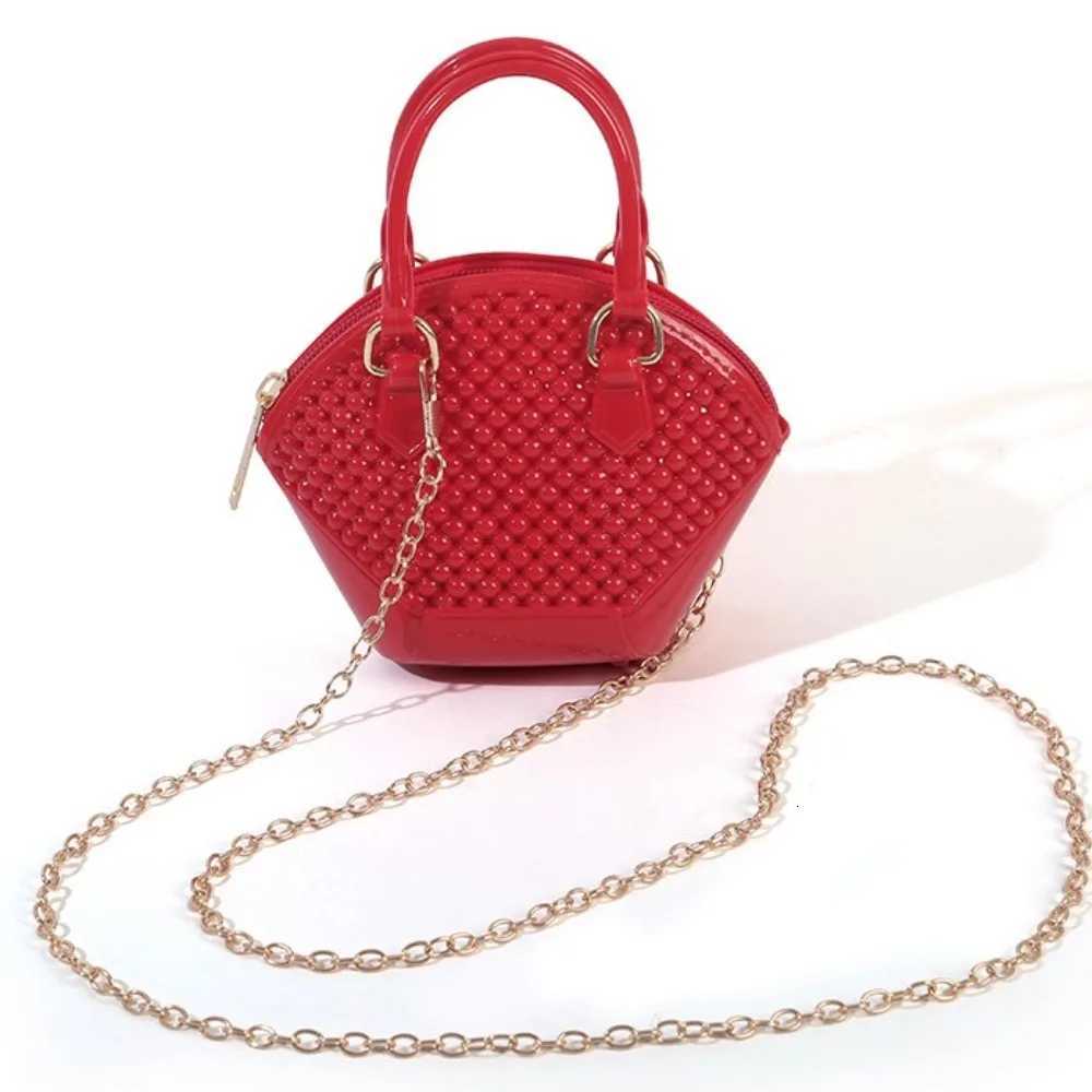 Fashion Womens Bag One Shoulder Hand-held Crossbody Bag Chain Jelly Bag Mini Pearl Shell BagW251117