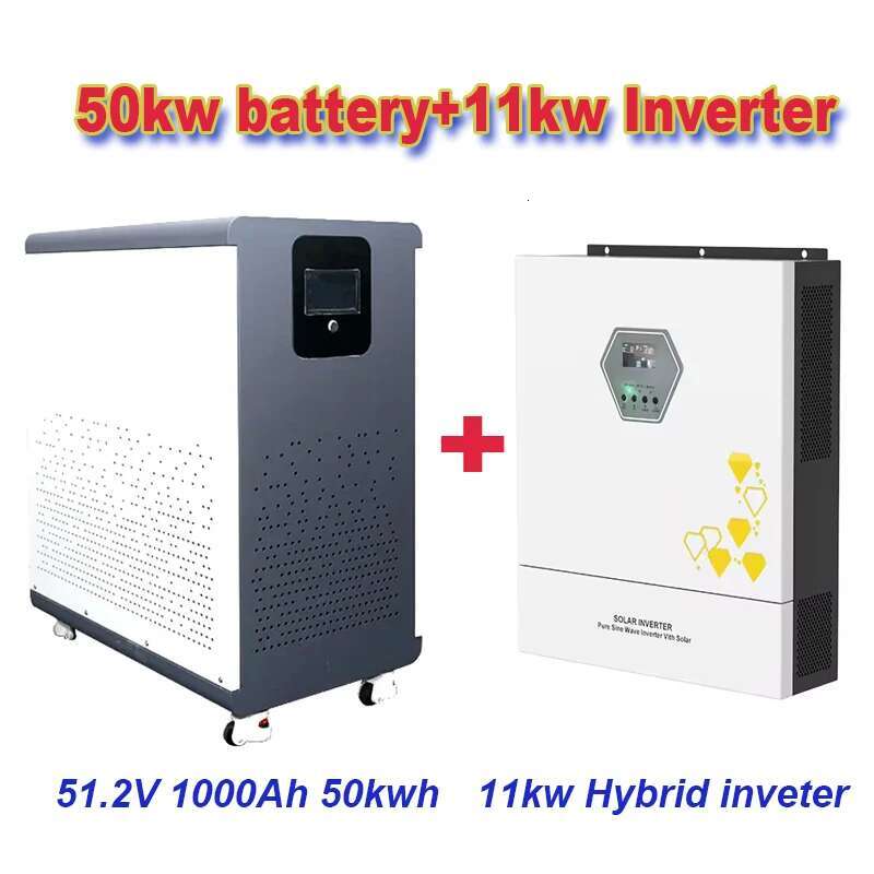 Hot sale 48V 51.2V 300Ah 400Ah 460AH 15kw 20kw 24kw Lithium ion Battery 11KW Hybrid inverter Solar Energy Storage Power Bank