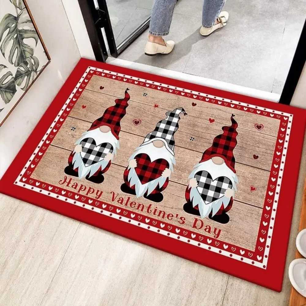 VIKAMA Christmas And New Year Theme Carpet Christmas Tree Non Slip Carpet Entrance Living Room Holiday Decoration Home Floor MatM251117