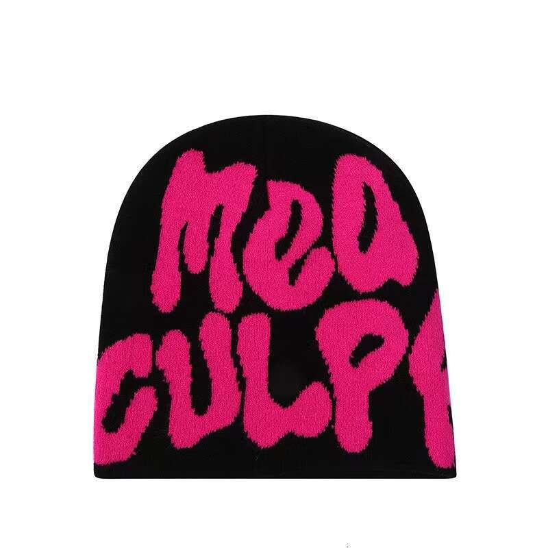 fashionable knitted hat hip hop bean hat mens and womens street winter warm jacquard knitted hat