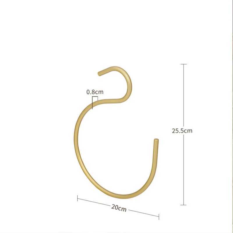 Scarf Hangers S-Shape Space Saving Pants Clothes Hangers Closet Storage Organizer for Pants Jeans Scarf Towels Hanging C251117