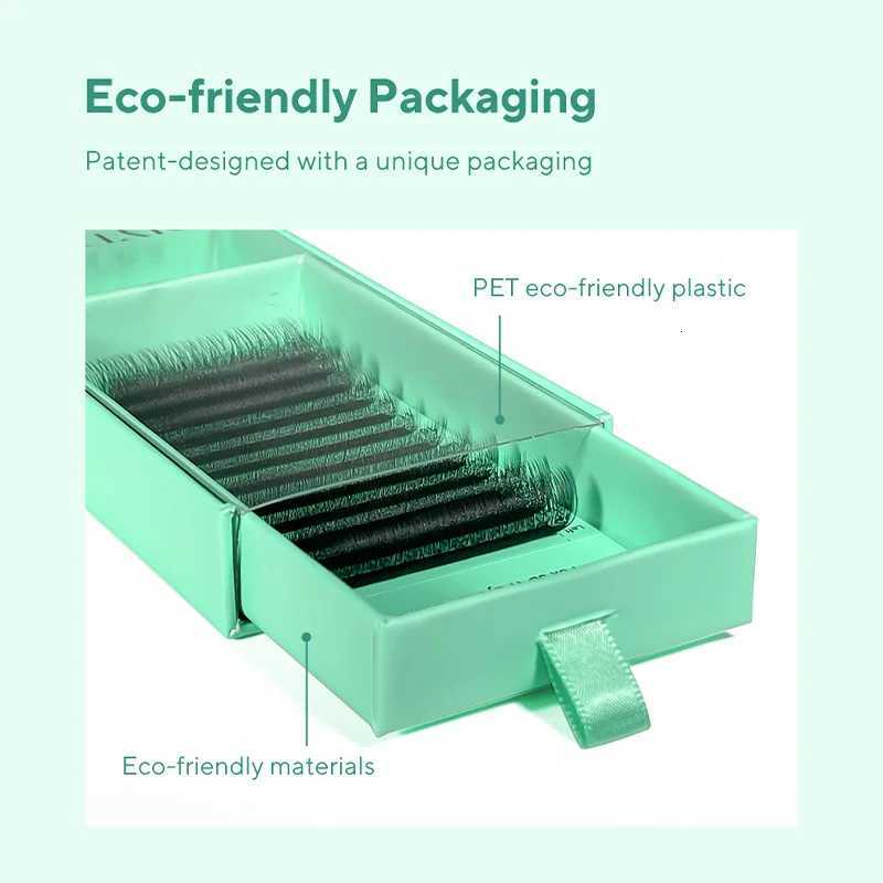 DIYDAY U/W Style 3D 4D 5D Eyelash Extension Handmade U-shaped Premade Volume Lashes BASF PBT Fiber Nartural Mink False EyelashesT251117