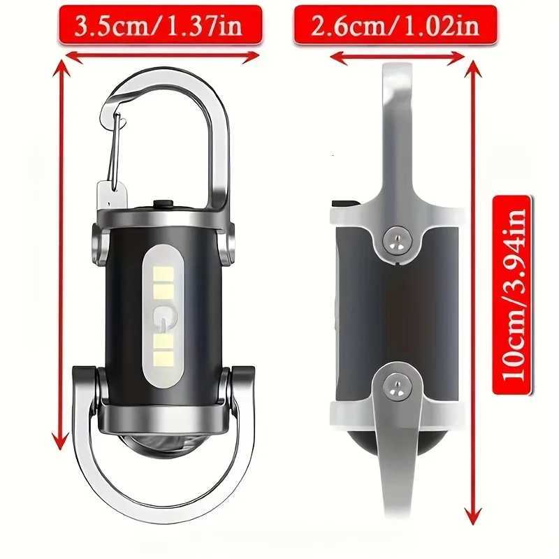 Portable Keychain Multi-Function Emergency Flashlight Outdoor Mini Flashlight Mobile Power for Outdoor Camping And Hiking Light M251117