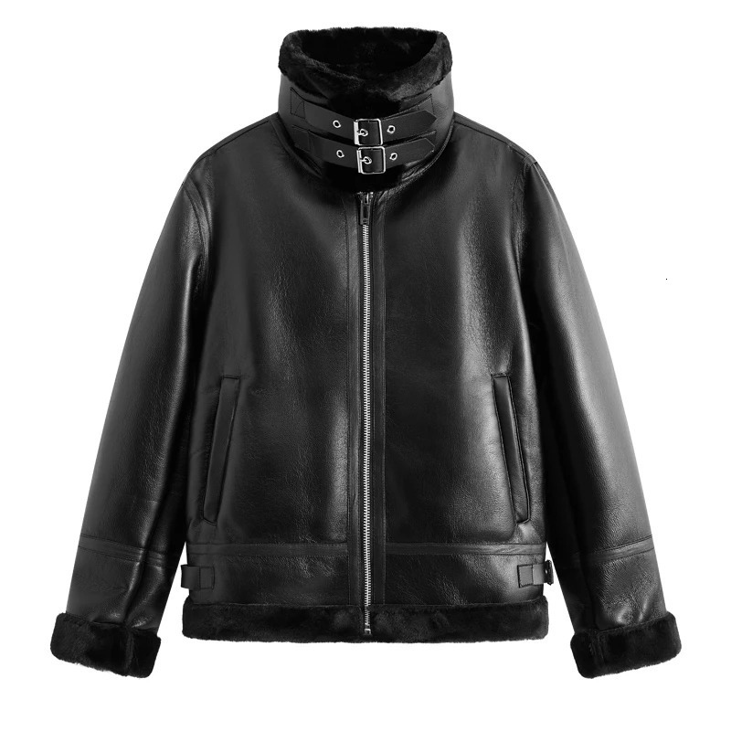 Male Retro Lambskin Leather Jacket American Trendy Fashion Cool and Handsome Motorcycle Workwear Jacket Mens Jacket 251114