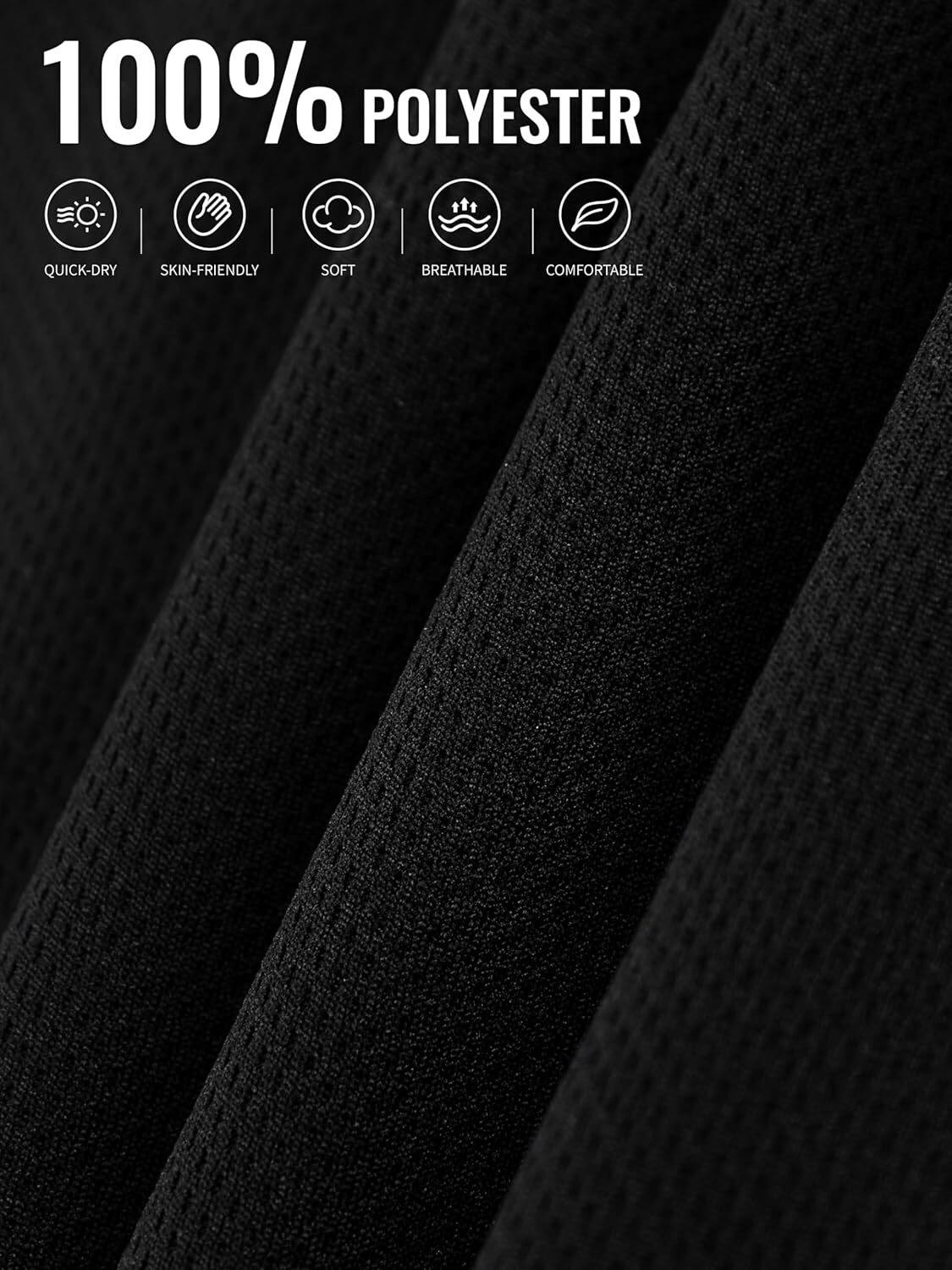 6-piece set of children's shorts, boys' basketball mesh sports gym football quick drying shorts suitable for summer