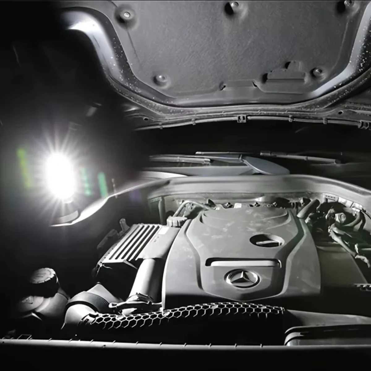 7LED High-Power Flashlight With USB Charging COB Side Light - Suitable For Portable Flashlights Such As Fishing Camping Hiking M251117