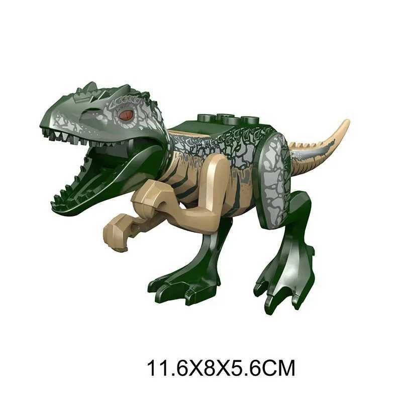 Great value!!! Massasaurus Jurassic World Park Dinosaur Rex Indian Raptor Triceratops Indian Dragon Building Blocks Toy Dinosaur GiftY250417KR23