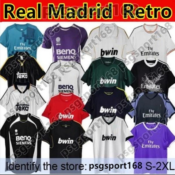 Retro Soccer Jerseys Finals Football Shirt GUTI BENZEMA SEEDORF CARLOS RONALDO KAKA 99 00 03 04 06 07 11 12 13 14 15 16 17 18 kits Modric Alonso BALE FIGO hotsoccer