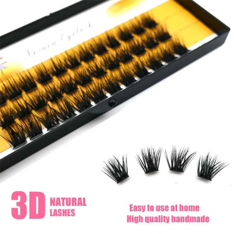 1 Box of 36 Clusters Segmented False Eyelashes Volume C 3D Eyelashes Natural Eyelash Extensions Makeup Eyelash ToolT251117