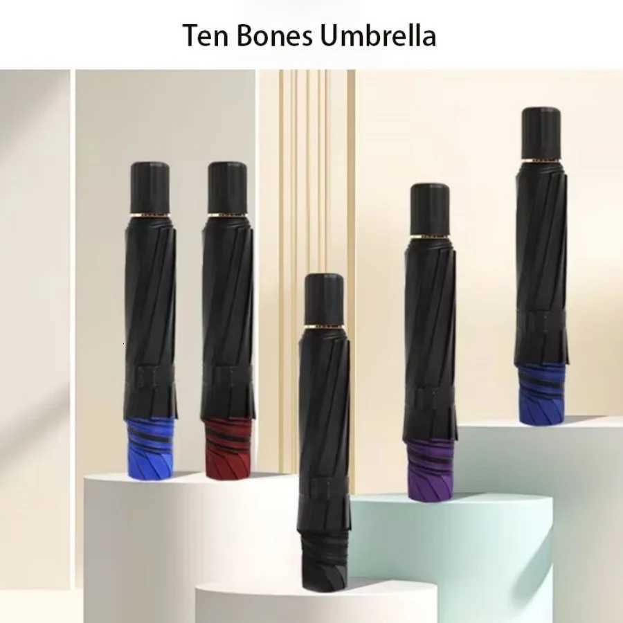 Windproof Folding Umbrella Extra-Large 130cm Folding Umbrella Windproof Rainproof with Reinforced Manual Umbrella 1PC C251117