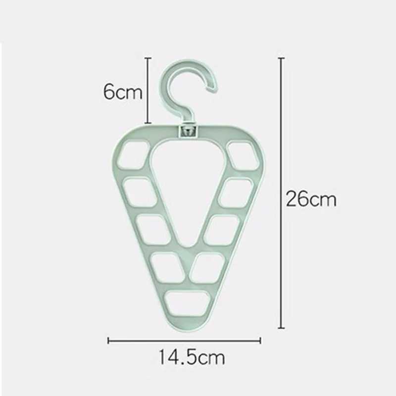 New 9-Hole Space-saving Magic Clothes Hanger Closet Organizer Multi-functional 360 Rotating Magic Hanger Drying Racks C251117