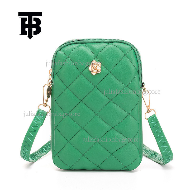 TB BHULAMTE Designer Women's Simple Shoulder Crossbody Bag Luxury Versatile Upright Phone Bag Mini Handbag Diamond Grid Embroidery Thread Zipper 