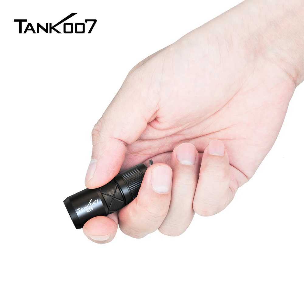 TANK007 E16 Ultra-Small Zoomable Flashlight Rechargeable Magnetic Adjustable Focusing Flashlight Torch for Emergency Lighting M251117