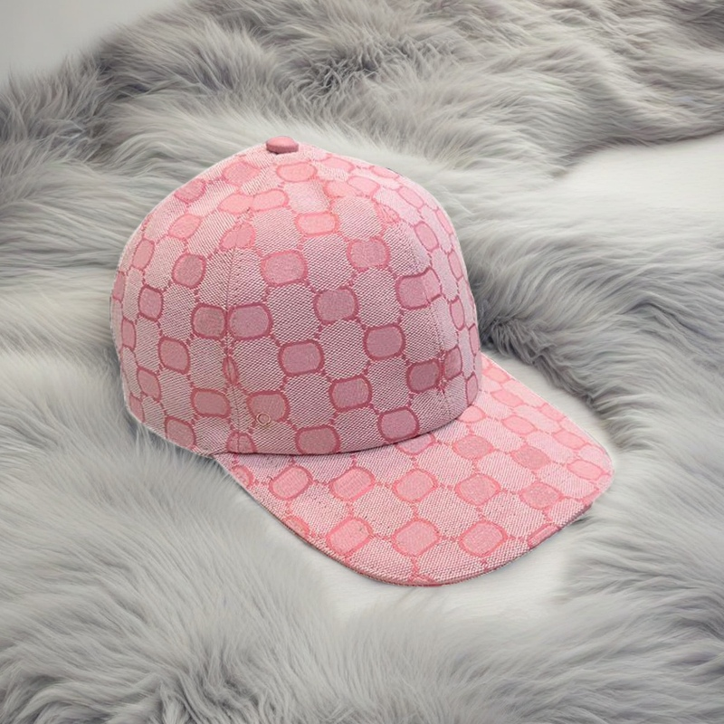 Designer Womens Caps Mens Cap Pink Spring And Summer Bucket Hat Jacquard Fabric Breathable Fashion Fisherman Hat Letter Sun Protection Duck Tongue Hats
