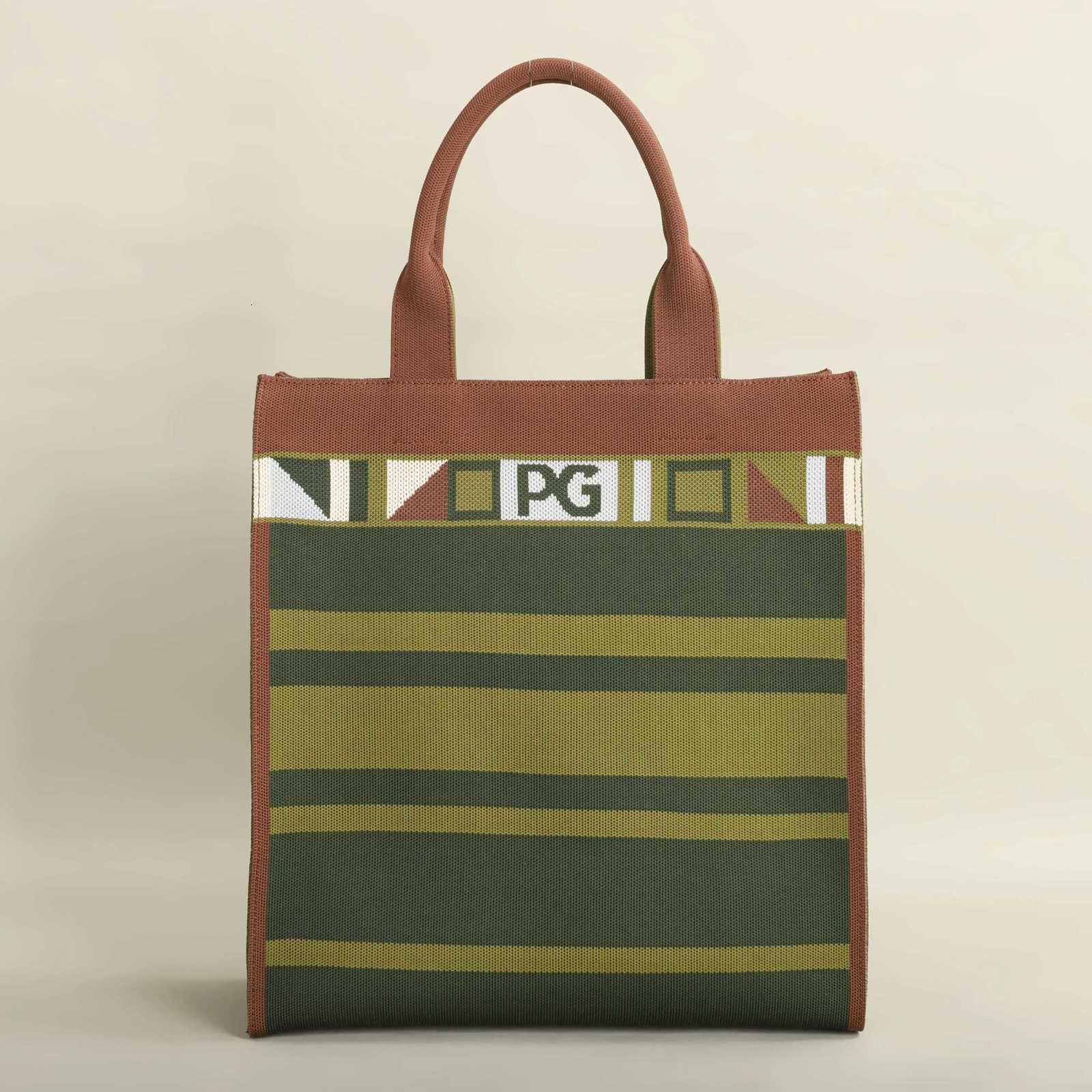 PG PATSY GARIS Unique style design shopping colorful striped handbag fashion shoulder bagW251115