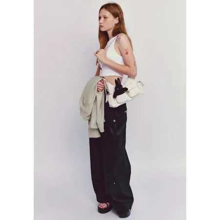 Korean luxury bag SAMO ONDOH Hong Eun chaes same motorcycle bag Samoondoh Song Yuqis arm same shoulder bag Y250417