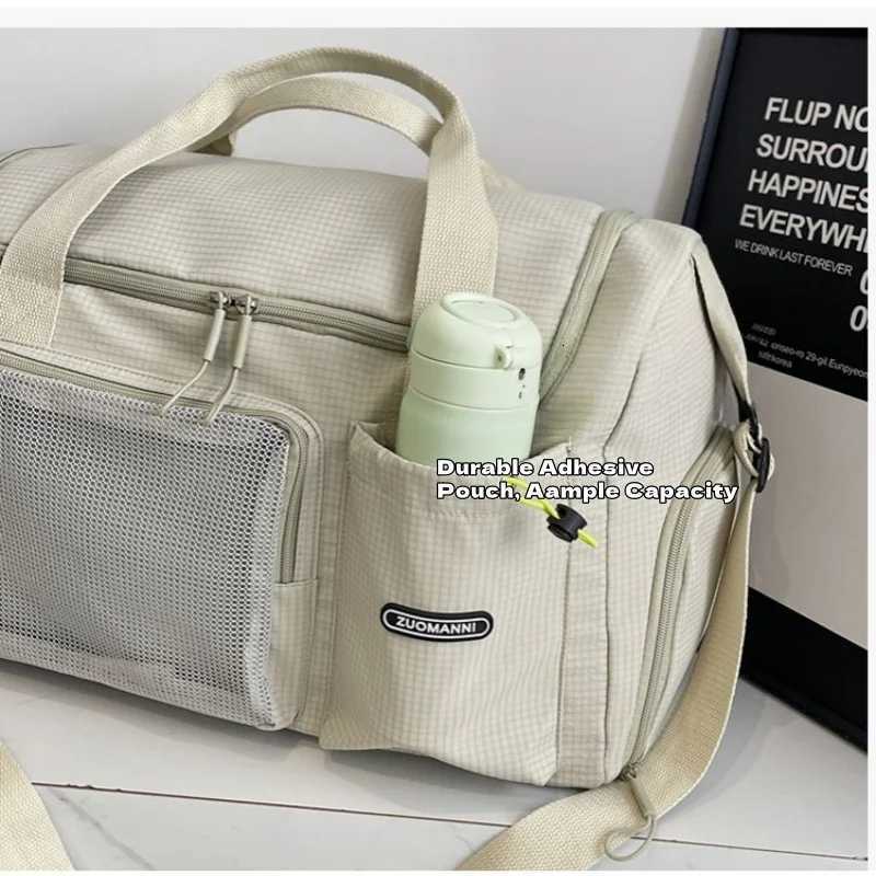 Large Capacity Travel Bag Dry and Wet Separation Gym Bag Short Trip Business Bag Womens Luggage Bag Sport CuteW251115