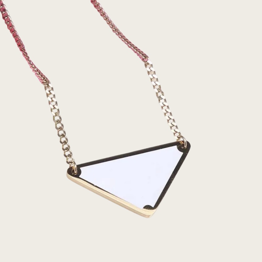 jewelry designer necklace for woman necklaces designer moissanite pendant Simple Gold Silver Plated Metal Letter Crysatl Pearl Rhinestone Newklace Jew