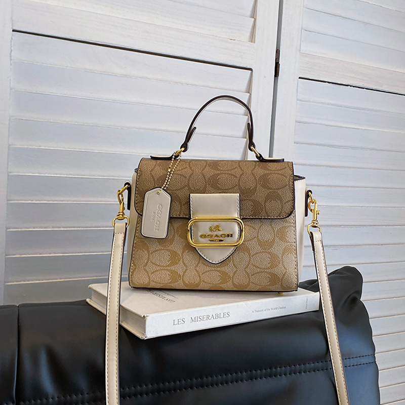 Designer bag free shipping 2025 new fashionable and high-end printed hand-held shoulder crossbody bag for women