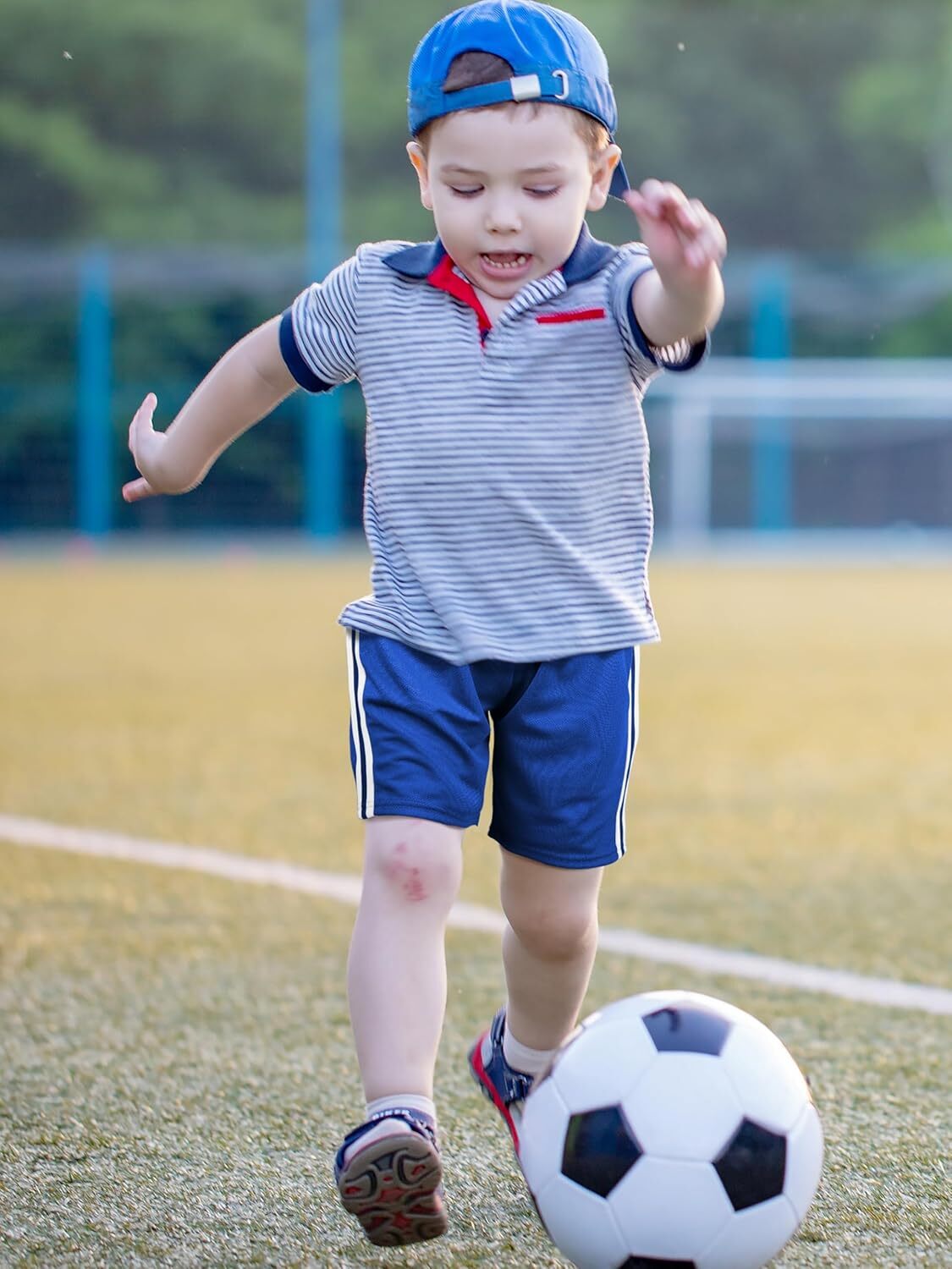 6-piece set of children's shorts, boys' basketball mesh sports gym football quick drying shorts suitable for summer