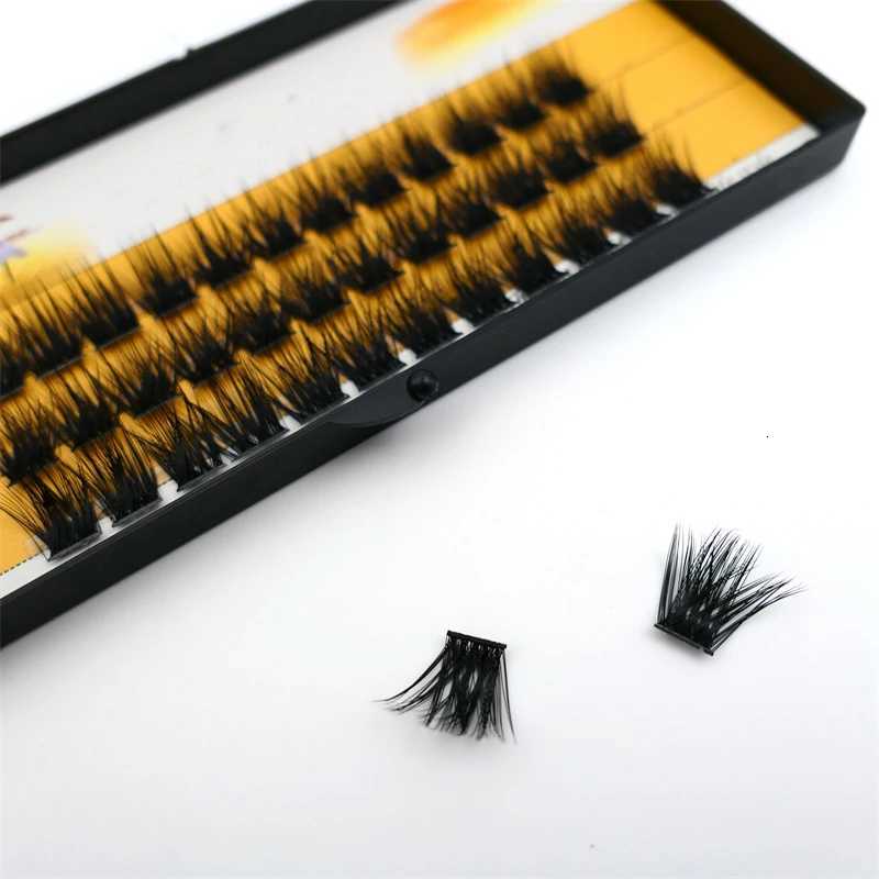 36 Clusters 40D False Eyelashes Single Cluster False Eyelashes Segmented Natural Eyelashes Use Simple Eyelash ExtensionsT251117