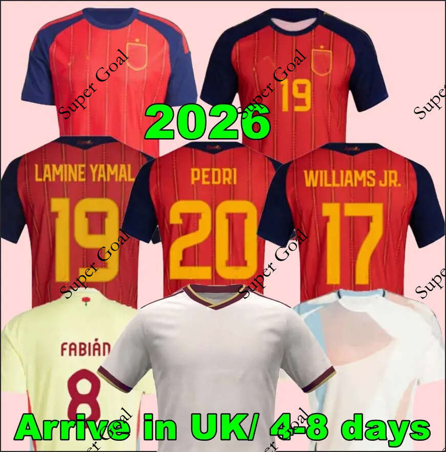 2026 SPAIN Soccer Jerseys PEDRI LAMINE YAMAL PINO MERINO RODRIGO SERGIO M.ASENSIO FERRAN Men Kids HERMOSO REDONDO CALDENTEY 26 27 Spains Football Shirt