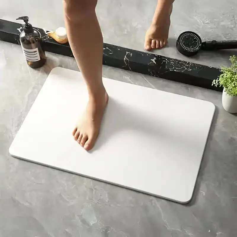 One Piece Non-Slip Christmas Door Mat- Polyester Machine Washable Rectangular Rug Lightweight Indoor Welcome Carpet with NonM251117