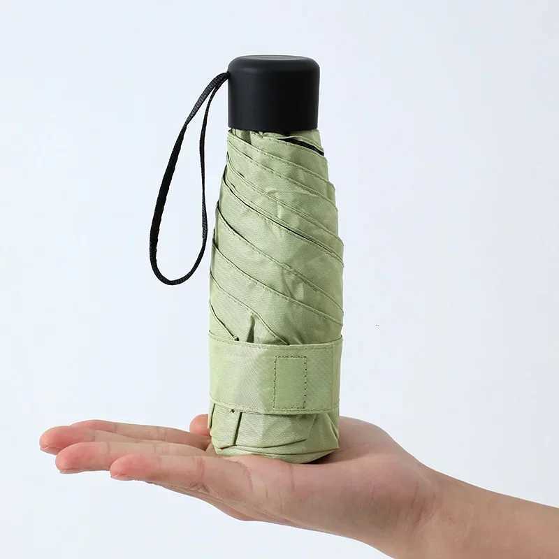 Ultrght Mini Pocket Womens Small Windproof Folding Umbrella Travel Compact Rain Mens Umbrella Sunscreen Umbrella Outdoor Um C251117