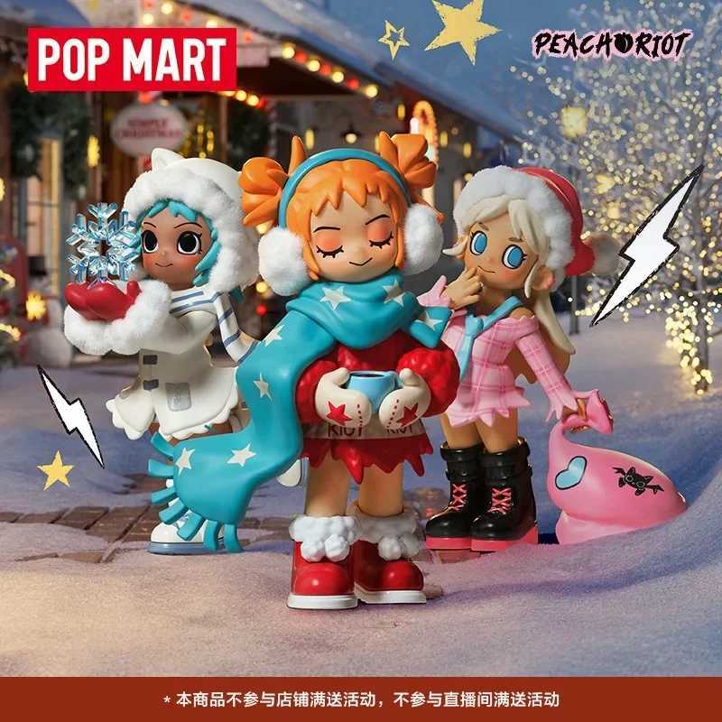 Lil Peach Riot Little Peach Holiday Suite Series Figurine Blind Box Toys KAWaii Anime Action Surprise Christmas Gifts J251117