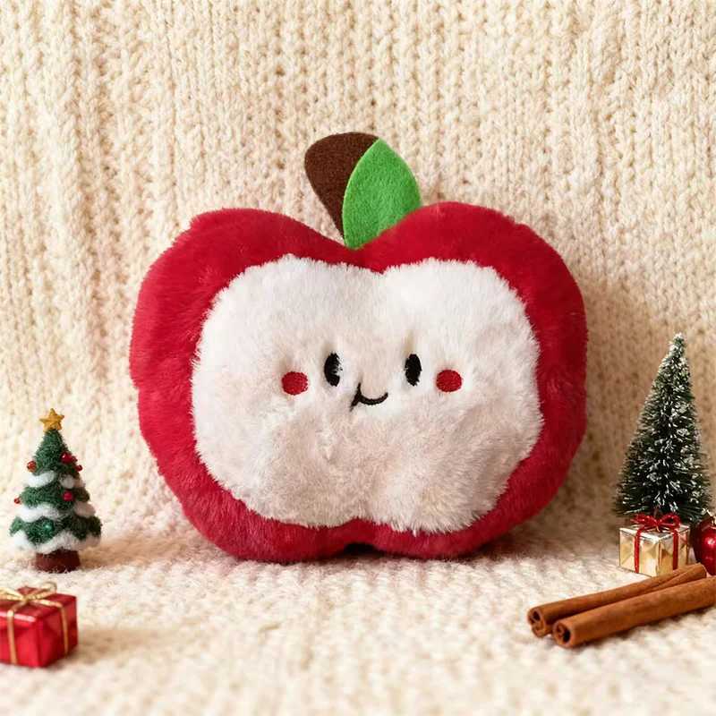 19CM Cute Squishy Red Apple Plush Toy Soft Lovely Fruit Huggable Pillow Cushion Stuffed Doll Xmas Kids Christmas Birthday Gifts J251117