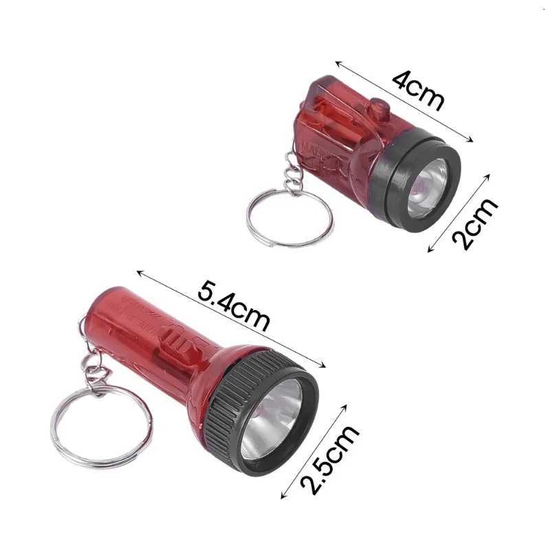 1/12pcs Mini LED Flashlight Battery Powered Pocket-sized Torch Multi-function Keychain Lamp Outdoor Hiking Emergency Torches M251117