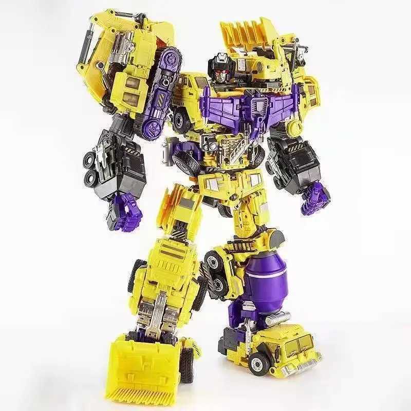 Jinbao GT Devastator Transformation G1 Oversize 6 IN1 Bonecrusher Scrapper Haul Mixmaster Hook KO Action Figure Robot Toys Gifts C251117
