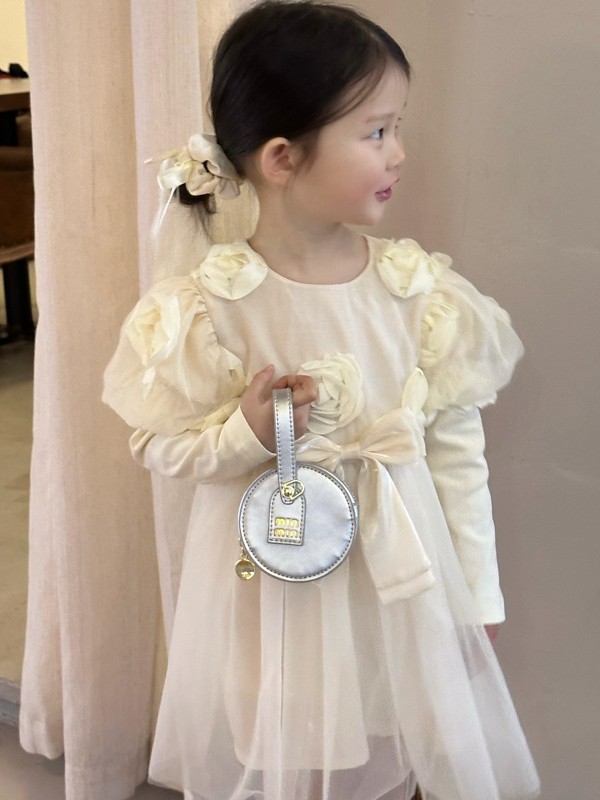 designer bag new style children's bag candy-colored mini round cake bag all-match alphabet girl chain crossbody and handbag