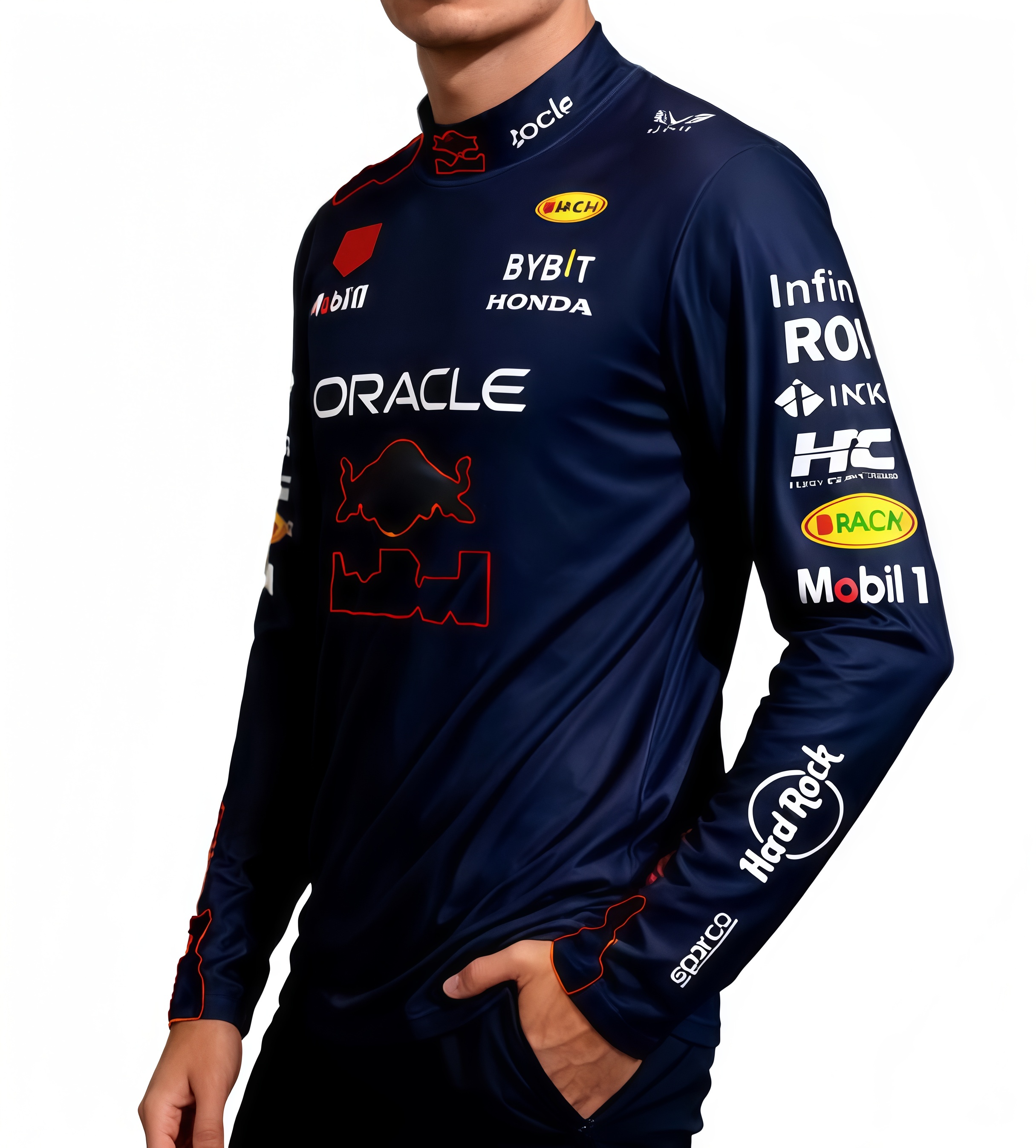 F1 Inspired Performance Wear: Premium Long Sleeve Sports Apparel for Racing Enthusiasts
