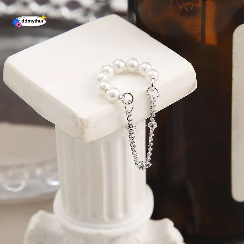 1PC Fashion Sier Pearl Clips Ear Cuff For Women Men Non-Piercing Fake Cartilage Wrap Earrings Wholesale Jewelry Girl Gift ddmythur