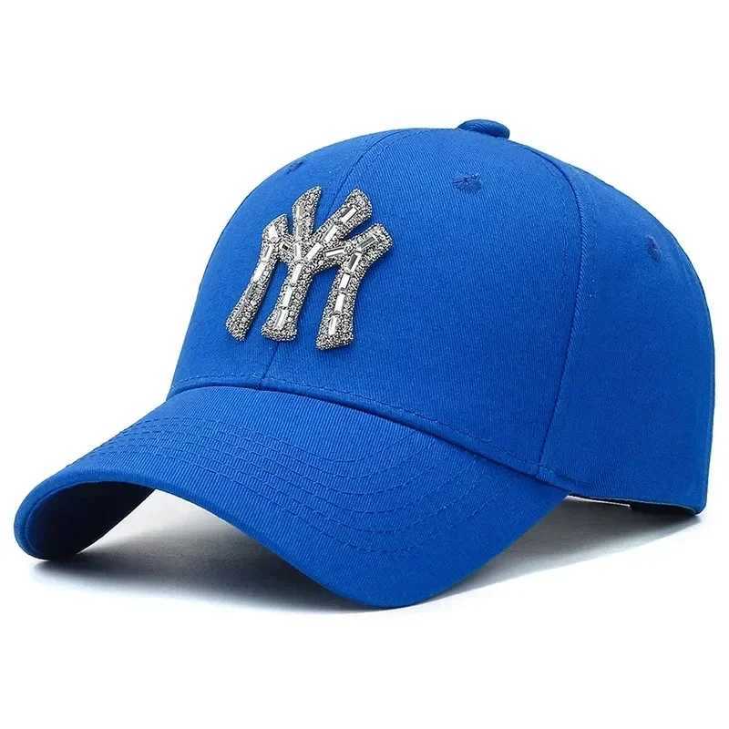 MY Rhinestone Hat Female Spring and Fall Street Casual Outdoor Duck Tongue Cap Fashion Versatile Baseball Cap Sunshade W251117