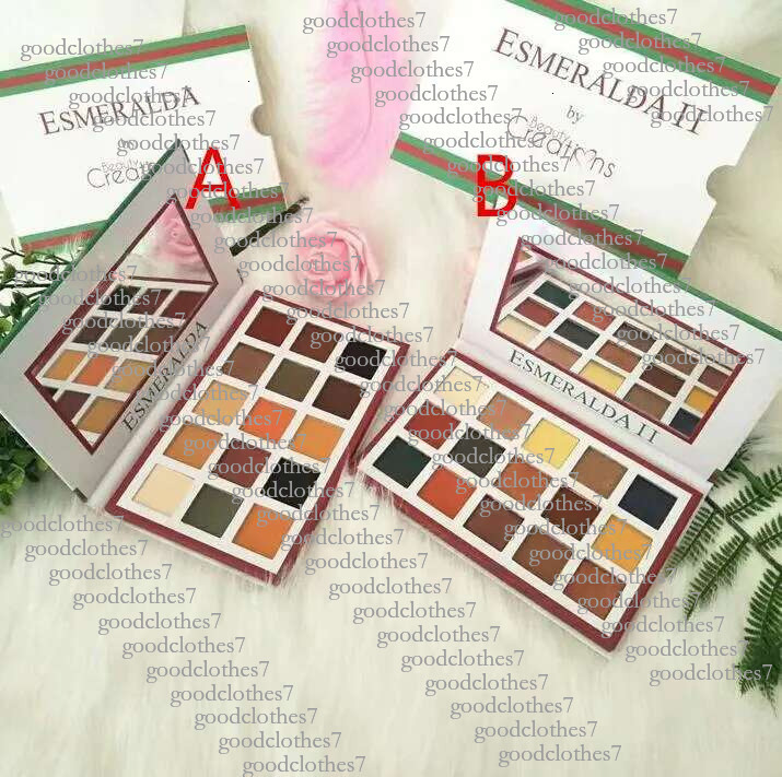 Brand Eye makeup Multi-color Eyeshadow tray Natural Matte Glitter Lasting Free Shipping