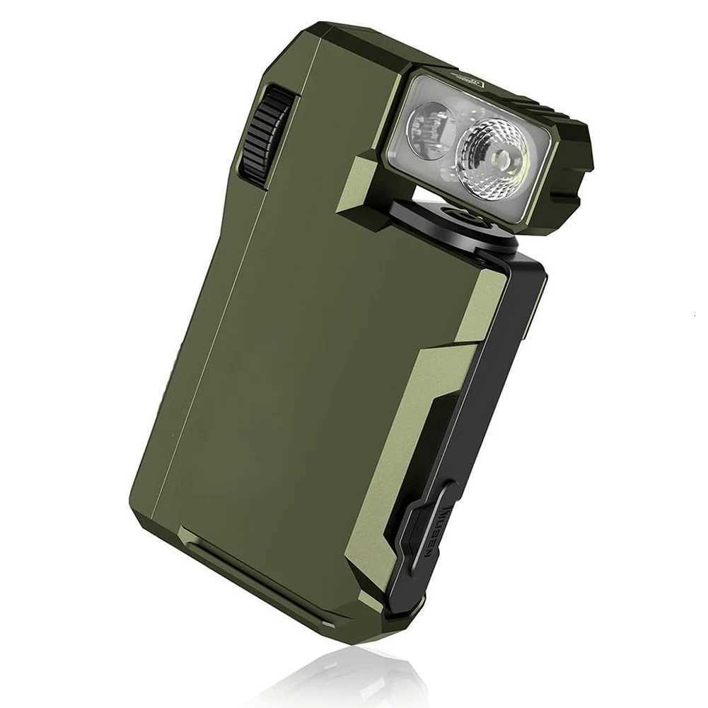 Rechargeable EDC Flashlight 400 Lumens Mini Flashlight Magnetic Keychain Flashlight for Outdoor Camping Hiking M251117